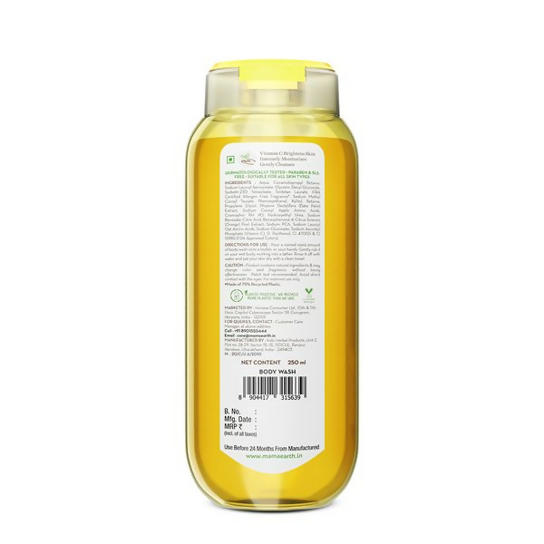 Mamaearth Vitamin C Moisturizing Body Wash with Vitamin C & Refreshing Lemon For Skin Illumination | Grocsy