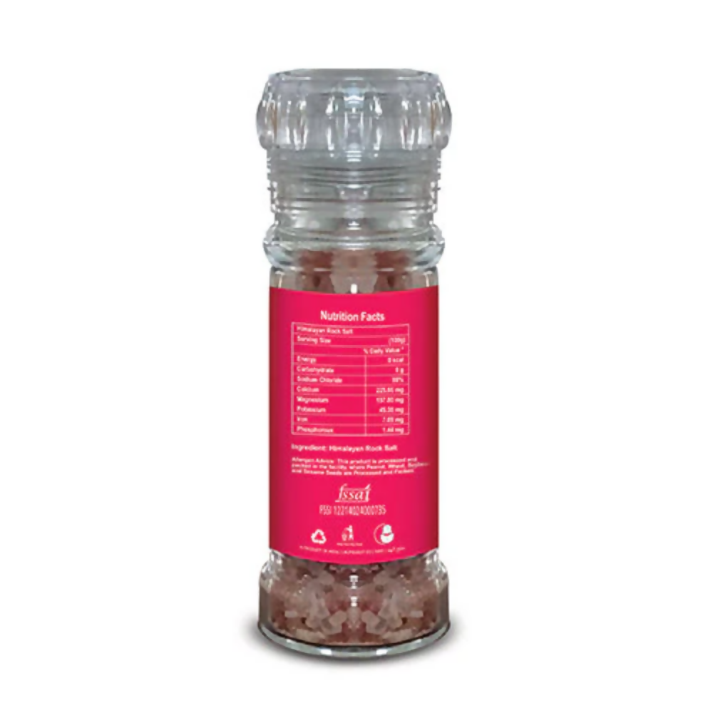 Nature Land Organics Grinder - Organic Himalayan Pink Rock Salt | Grocsy