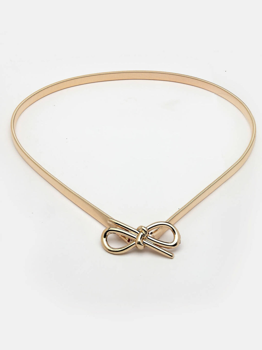 NVR Women Circular Gold-Polished Stretchable Metal Belt | Grocsy