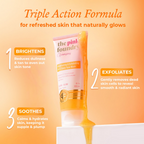 The Pink Foundry Brightening & Exfoliating Vit C Daily Face Wash | Grocsy
