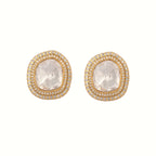 Nuyug Golden Spark Anti Tarnish studs | Grocsy