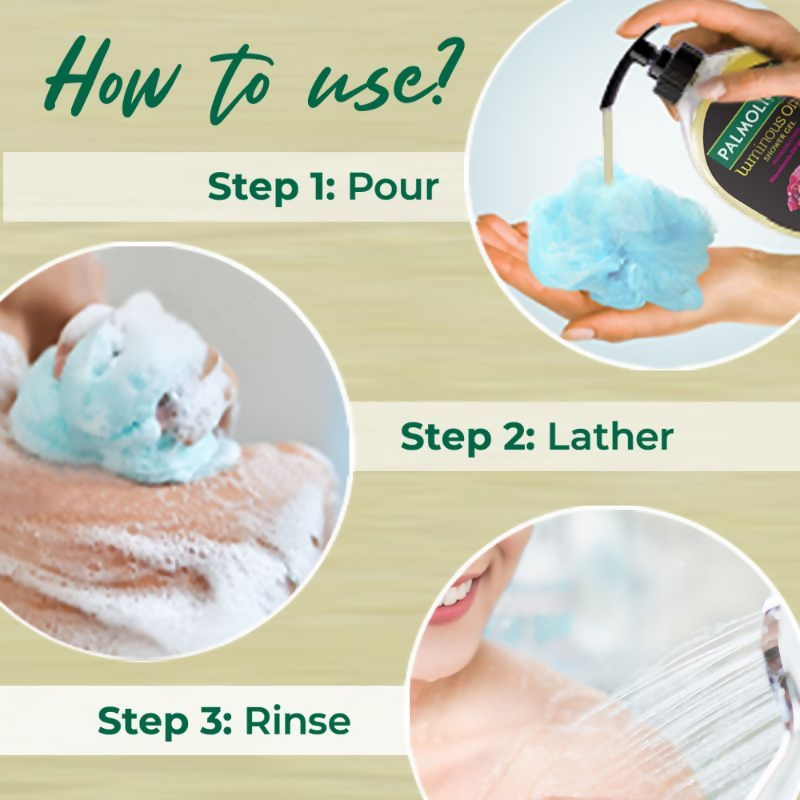 Palmolive Macadamia Oil & Peony Flower Luminous Oils Invigorating, Moisturizing Body Wash | Grocsy