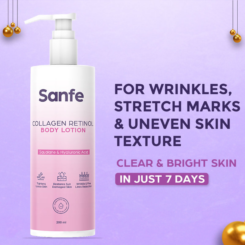 Sanfe Collagen Retinol Body Lotion | Grocsy