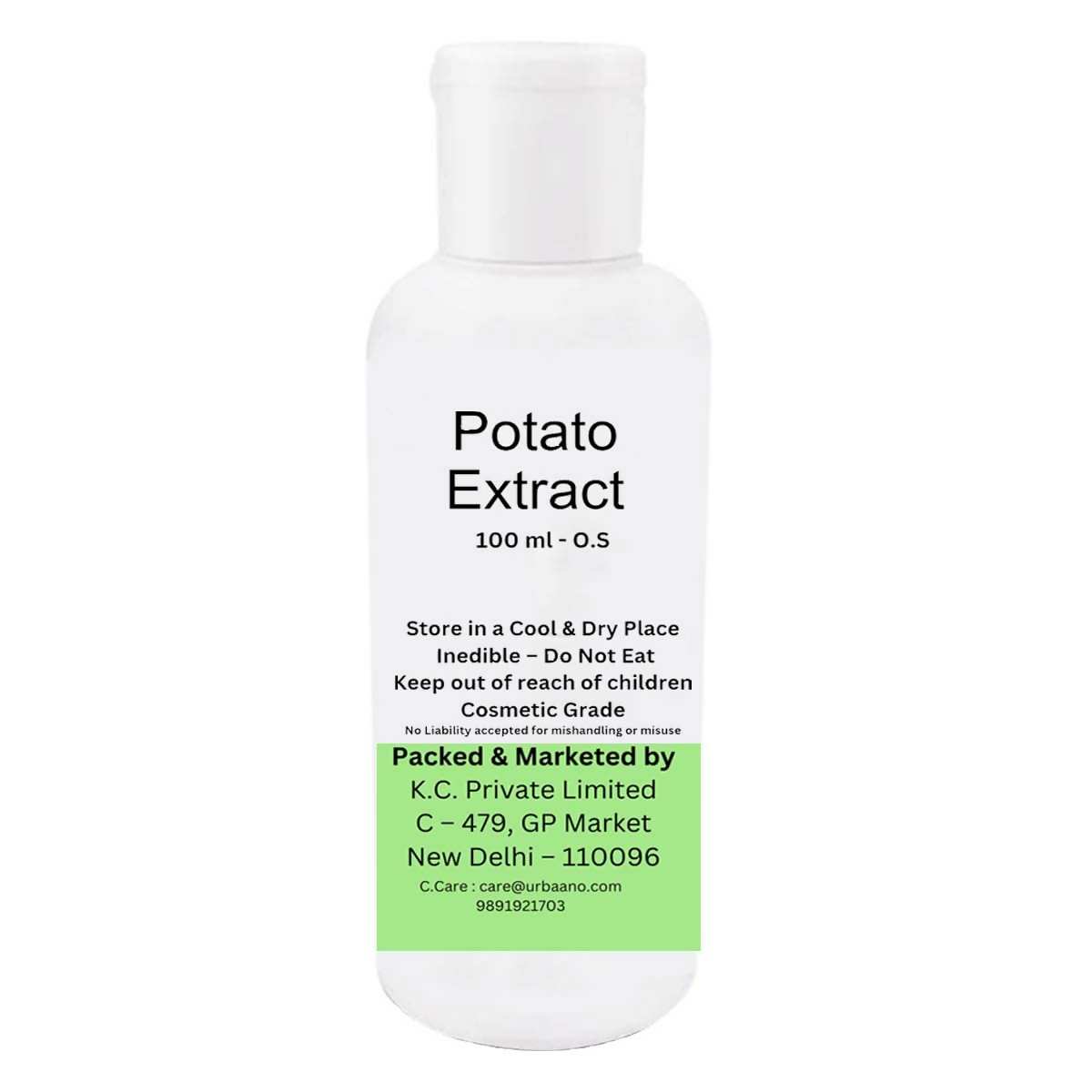 Urbaano Herbal Potato Extract Oil Soluble Natural Brightening & Soothing | Grocsy