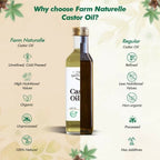 Farm Naturelle Pressed Castor Oil – Natural Care for Glowing Skin & Healthy Hair | Grocsy