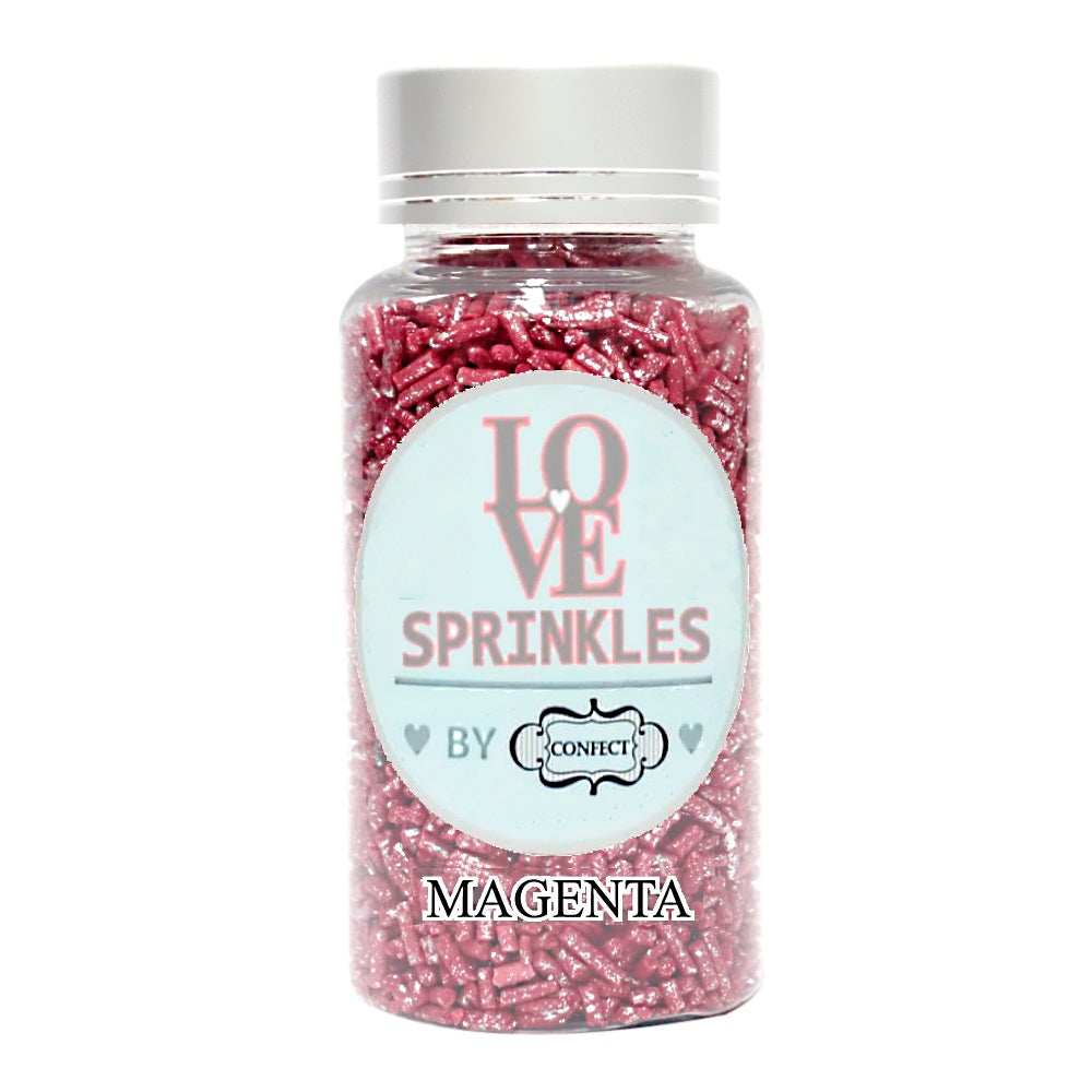 Confect Magenta Vermicelli Sprinkles | Grocsy