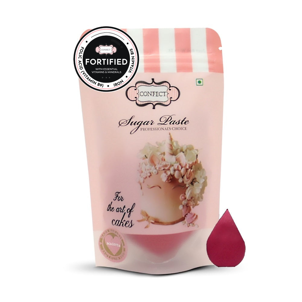 Confect Magenta Fondant | Edible Nutritional Sugarpaste | Grocsy