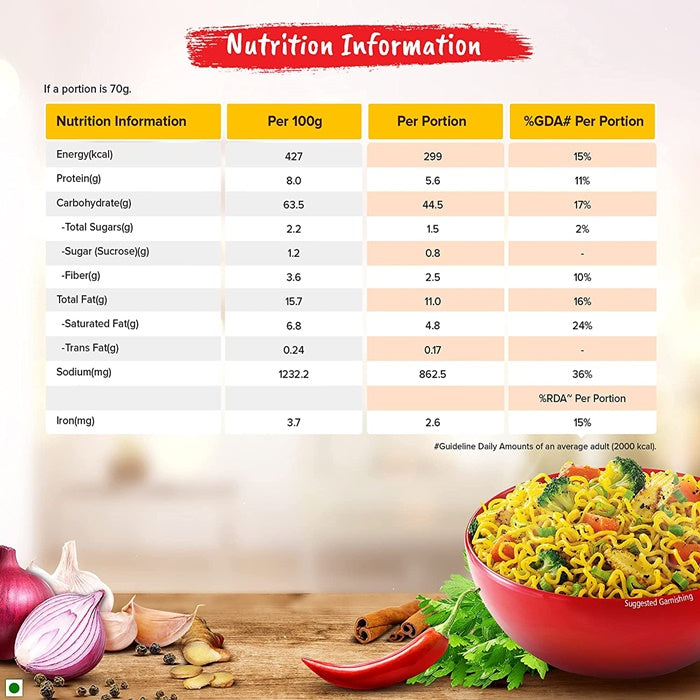 Nestle Maggi 2-Minute Noodles Masala | Grocsy