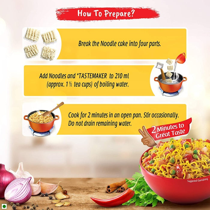 Nestle Maggi 2-Minute Noodles Masala | Grocsy