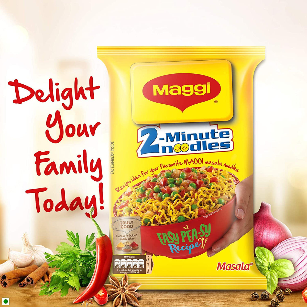 Maggi Masala 2 Minute Instant Noodles | Grocsy
