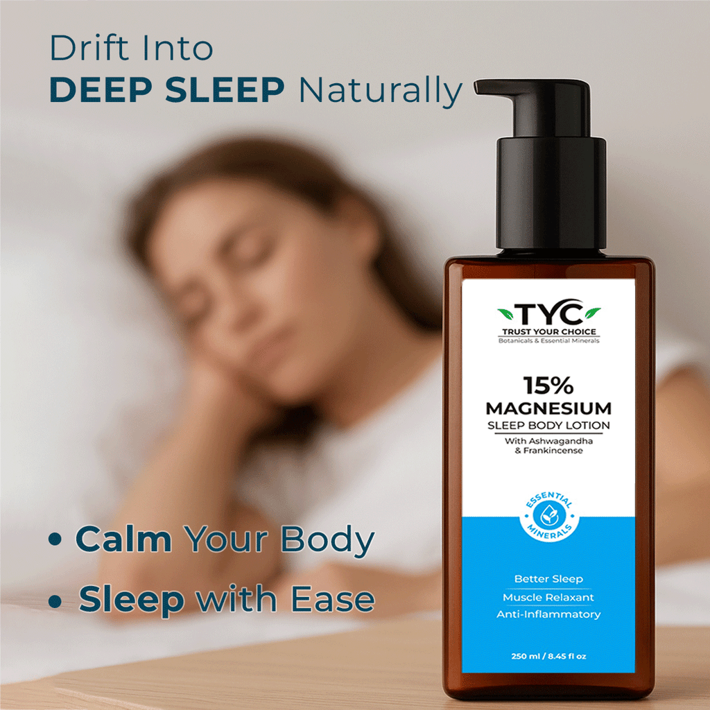 TYC 15% Magnesium Sleep Body Lotion | Grocsy