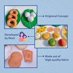The Small Wonderland Mahabali set-33 Piece Set south Indian food inspired pretend play food set | Grocsy
