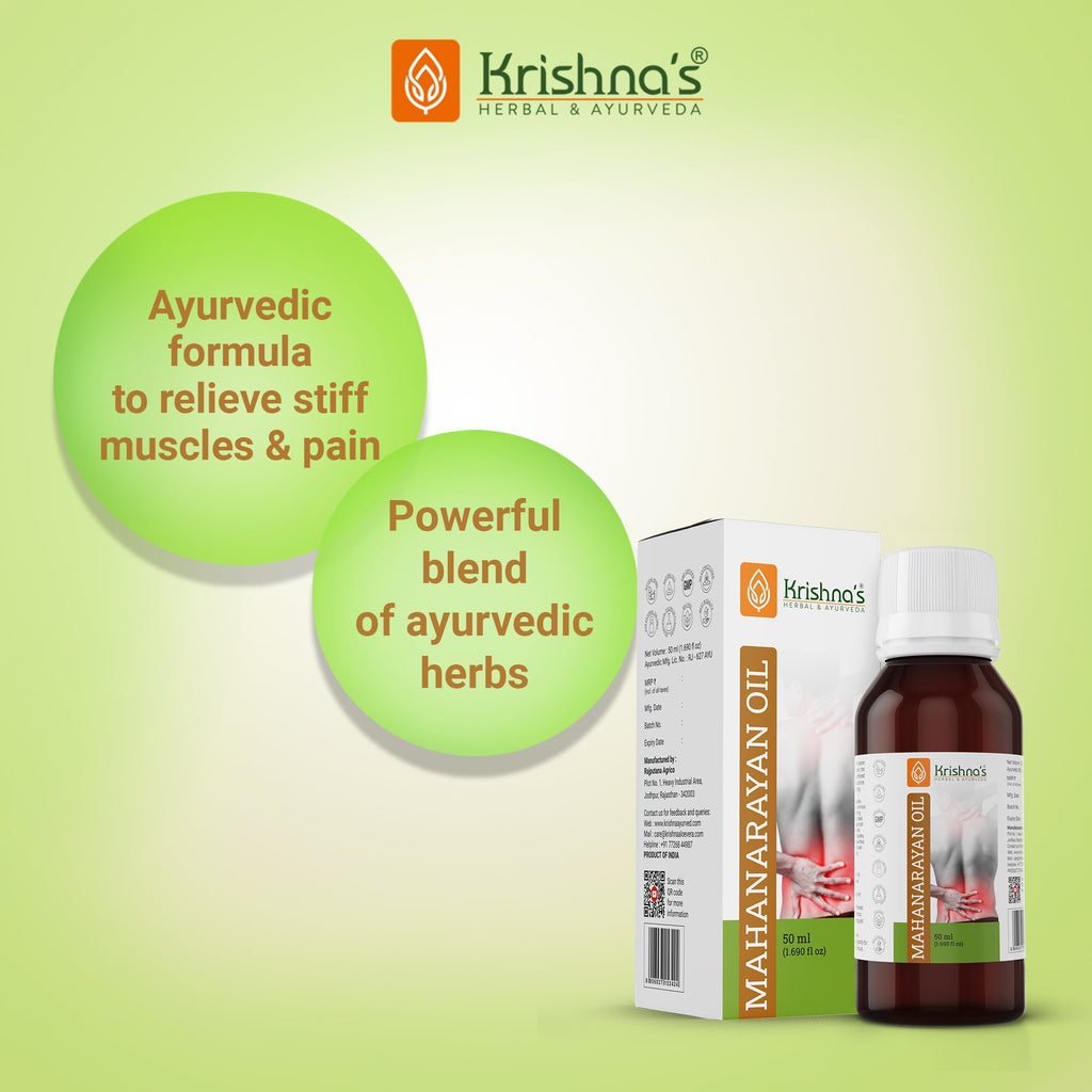 Krishna'S Herbal & Ayurveda Mahanarayan Oil | Grocsy