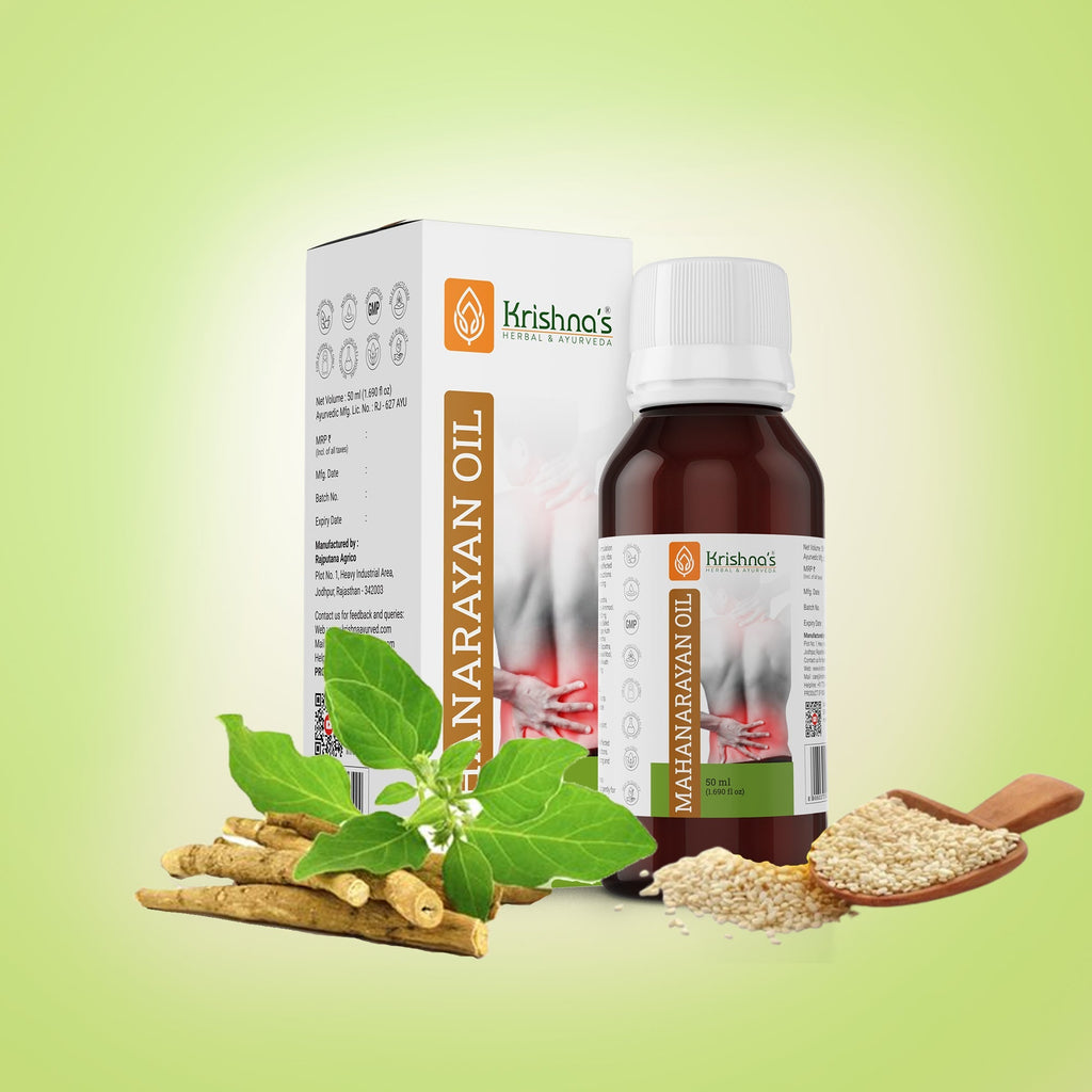 Krishna'S Herbal & Ayurveda Mahanarayan Oil | Grocsy