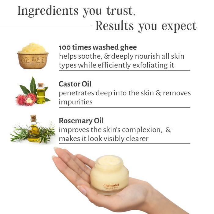 Shankara by Sri Sri Tattva Gheesutra Cleansing Balm | Grocsy