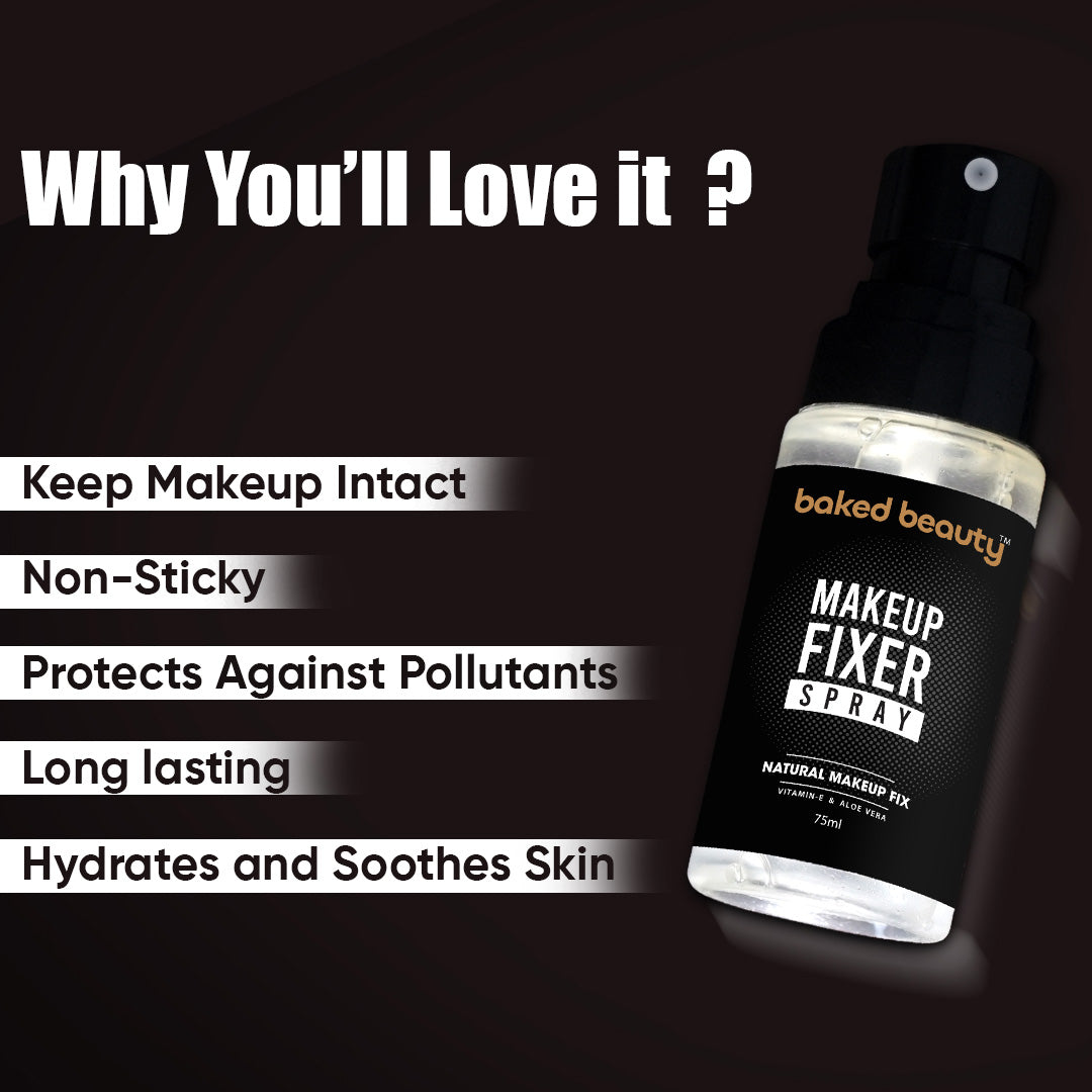 Baked Beauty Makeup Fixer With Aloe Vera & Vitamin-E | Grocsy