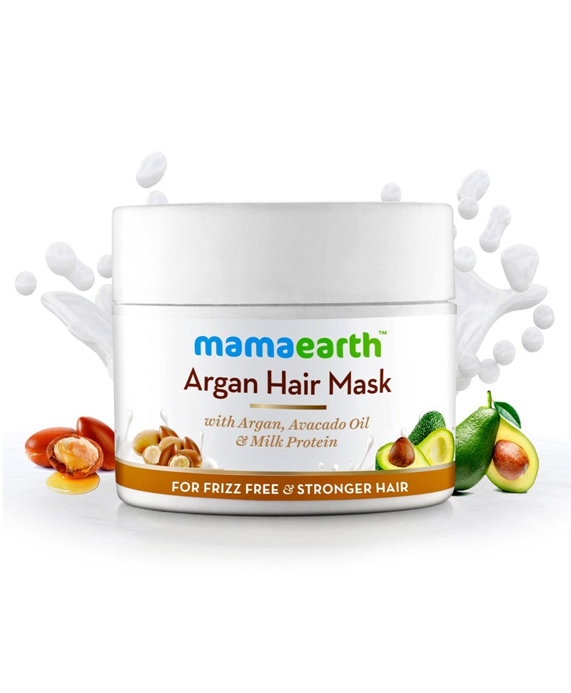 Mamaearth Argan Hair Mask & Argan Shampoo | Grocsy