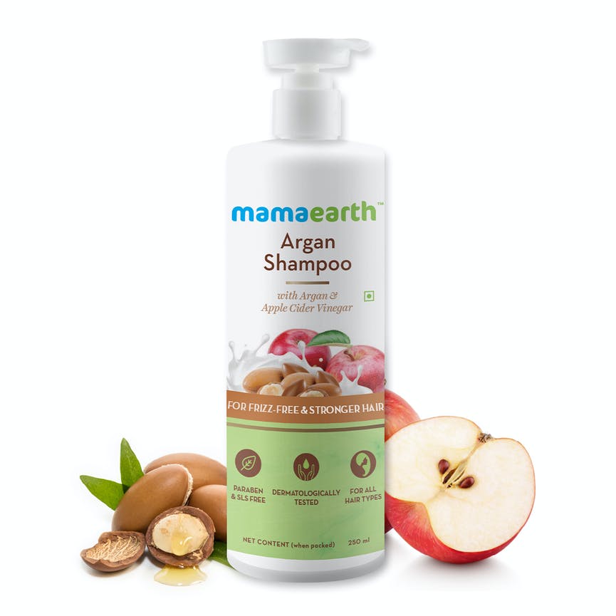 Mamaearth Argan Hair Mask & Argan Shampoo | Grocsy