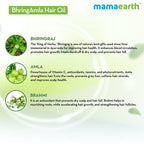 Mamaearth Bhringamla Hair Oil For Intense Hair Treatment | Grocsy