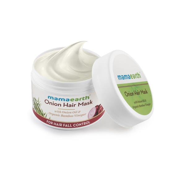 Mamaearth Onion Hair Mask For Hairfall Control | Grocsy