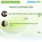 Mamaearth Onion Hair Serum For Strong , Frizz Free Hair | Grocsy