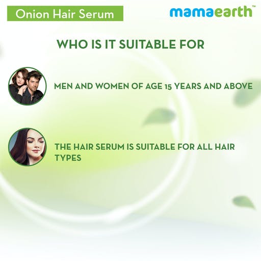 Mamaearth Onion Hair Serum For Strong , Frizz Free Hair | Grocsy
