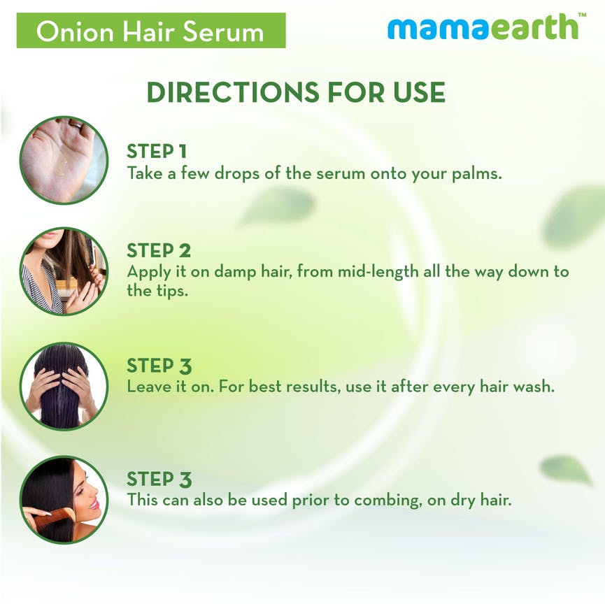 Mamaearth Onion Hair Serum & Onion Hair Mask | Grocsy