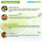 Mamaearth Onion Shampoo For Hair Fall Care | Grocsy