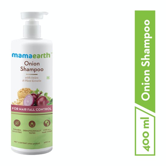 Mamaearth Onion Shampoo For Hair Fall Care | Grocsy