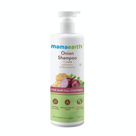 Mamaearth Onion Shampoo For Hair Fall Care | Grocsy