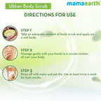 Mamaearth Ubtan Body Scrub with Turmeric & Saffron for Tan Removal | Grocsy