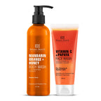 Botanic Hearth Mandarin Orange Bodywash & Papaya Vitamin-E Facewash | Grocsy