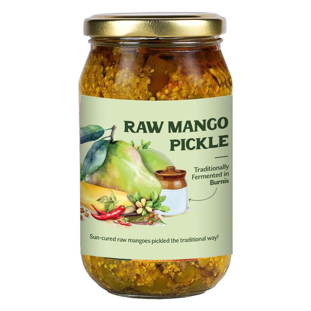 Vediko Origins Raw Mango Pickle | Grocsy