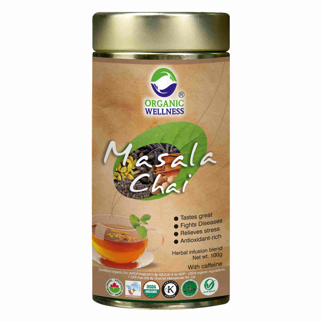 Organic Wellness Masala Chai Tin | Grocsy