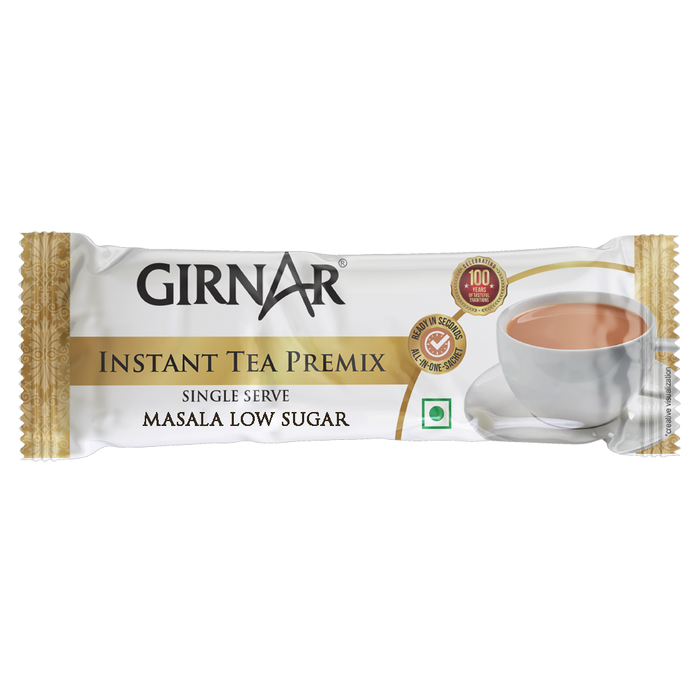 Girnar Instant Tea Premix With Masala (Low Sugar) | Grocsy