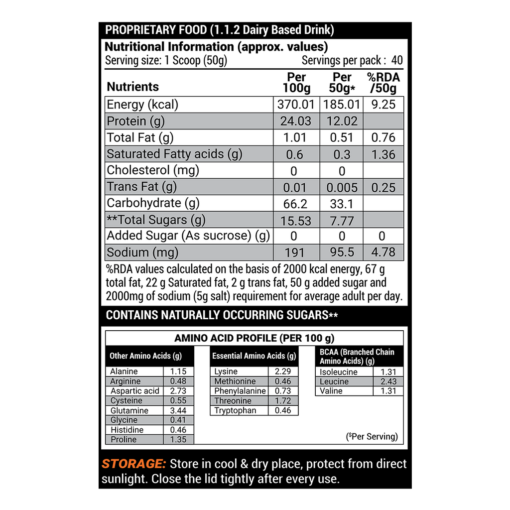 Patanjali Nutrela Sports Mass Gainer (Mal- Kulfi) | Grocsy