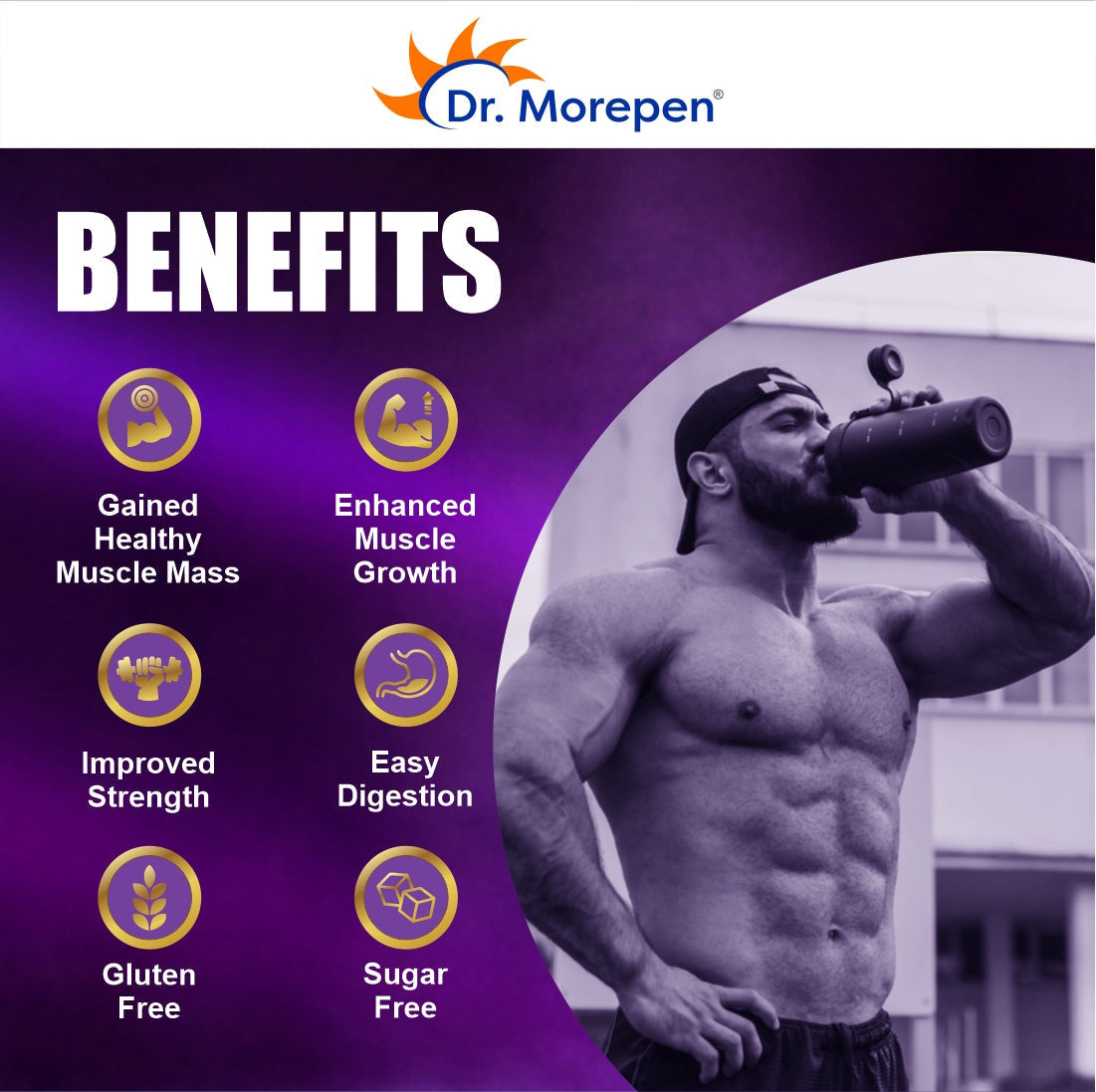 Dr Morpen Mass Gainer Butter Scotch | Grocsy