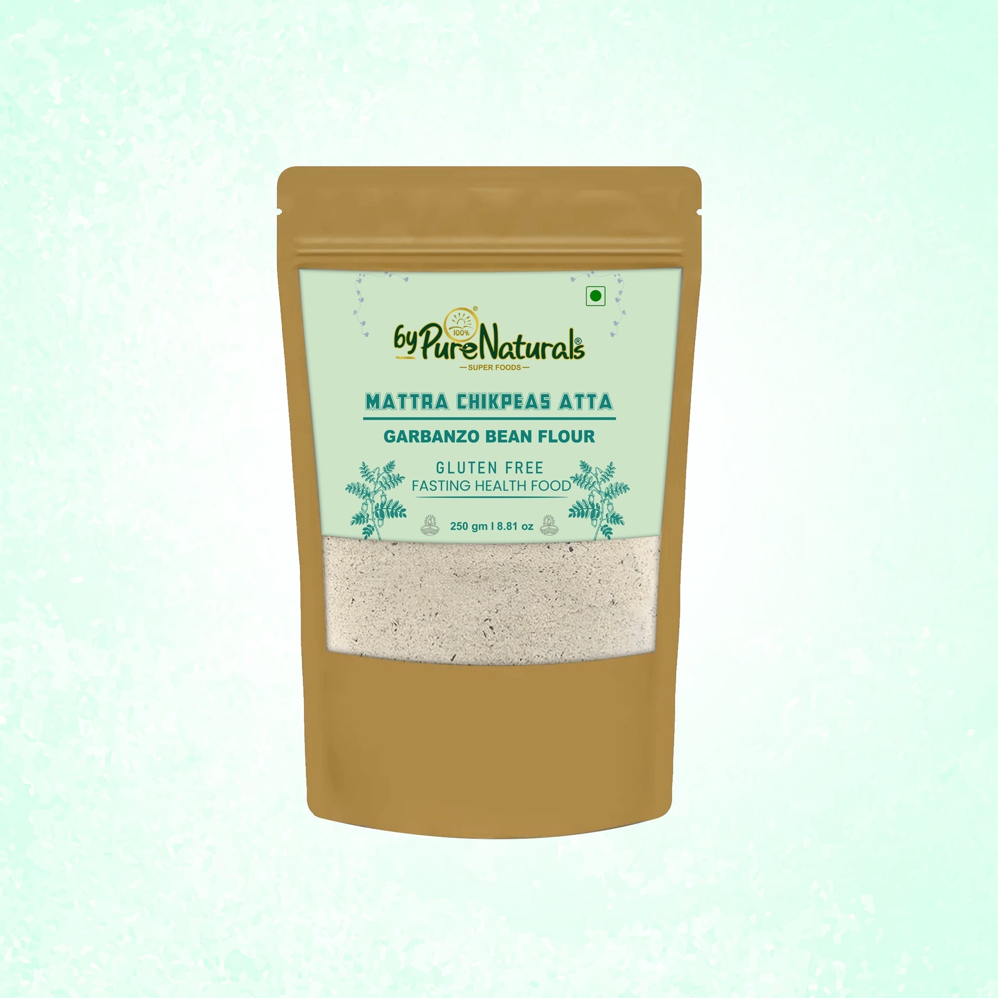 byPureNaturals Mattra Chikpeas Atta (Garbanzo Bean Flour) | Grocsy