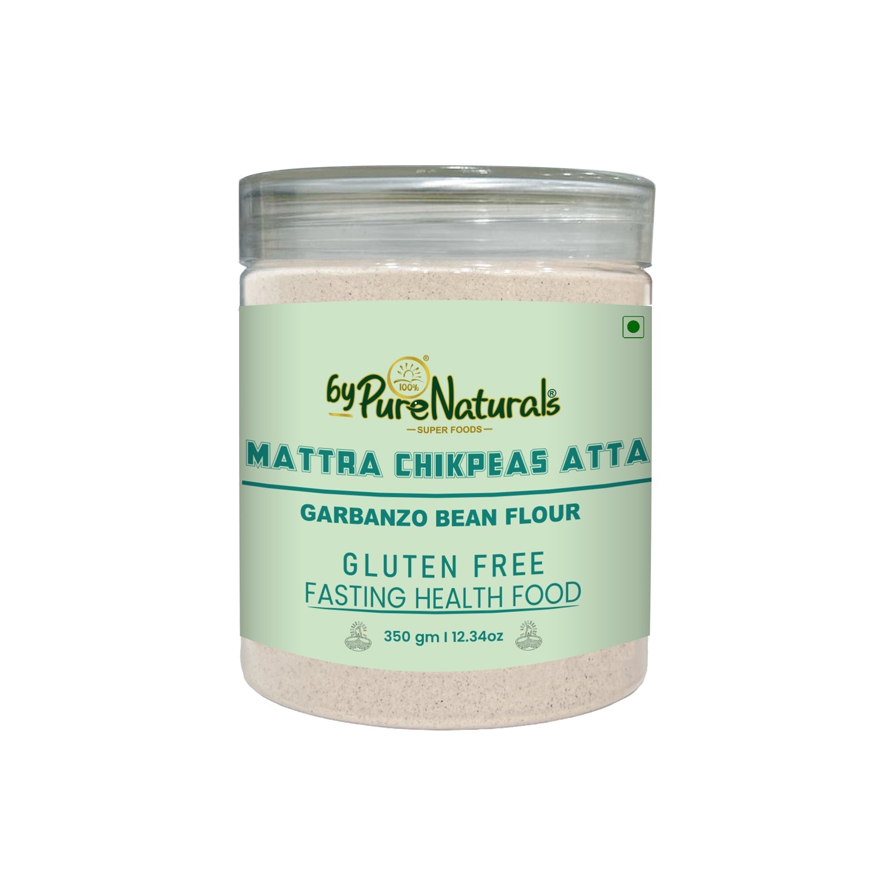 byPureNaturals Mattra Chikpeas Atta (Garbanzo Bean Flour) | Grocsy