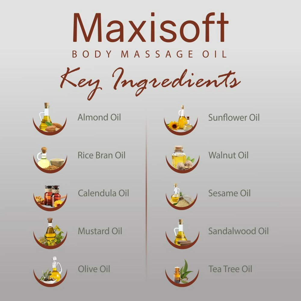 Maxisoft Body Massage Oil | Grocsy