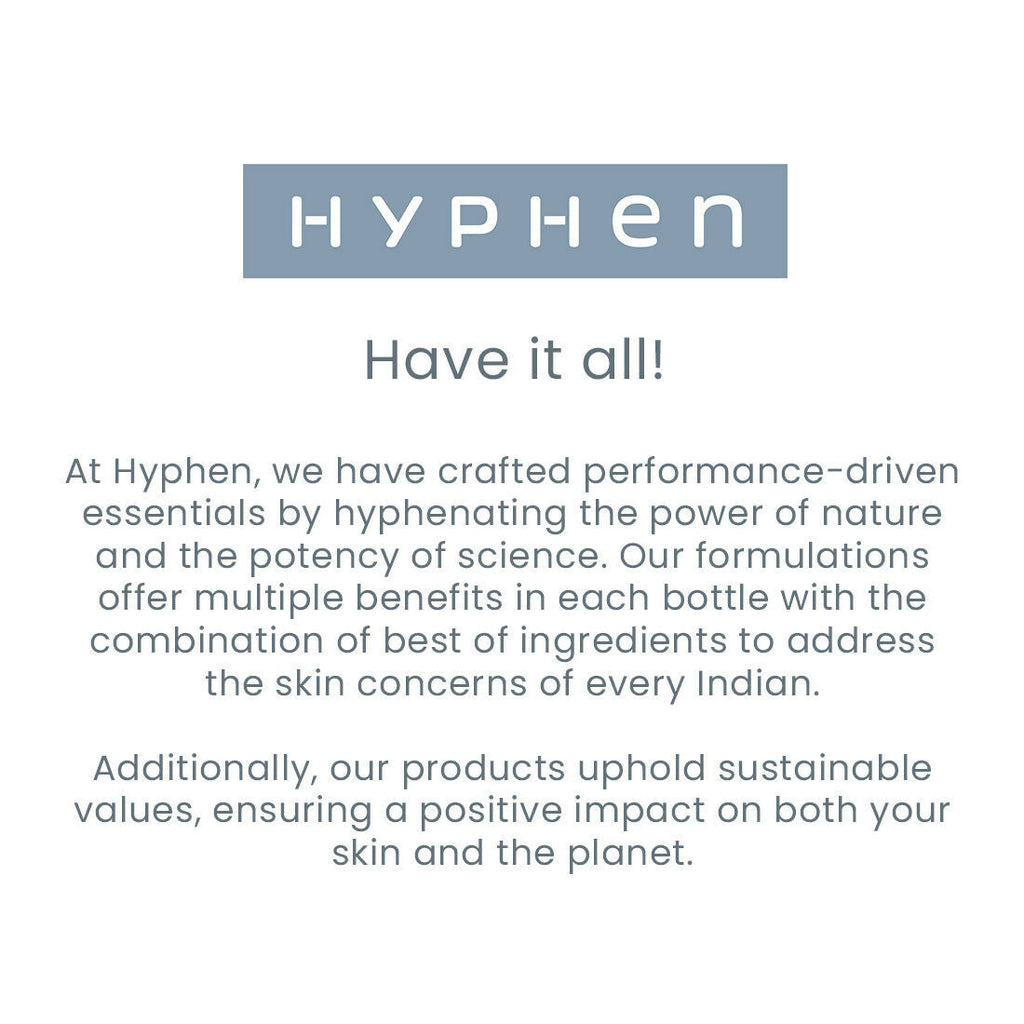 Hyphen By Kriti Sanon Acne Defence Daily Serum With 2% Salicylic Acid For Active Acne & Breakouts | Grocsy