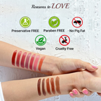 Iba Long Stay Matte Lipstick - M03 Toffee Brown | Grocsy