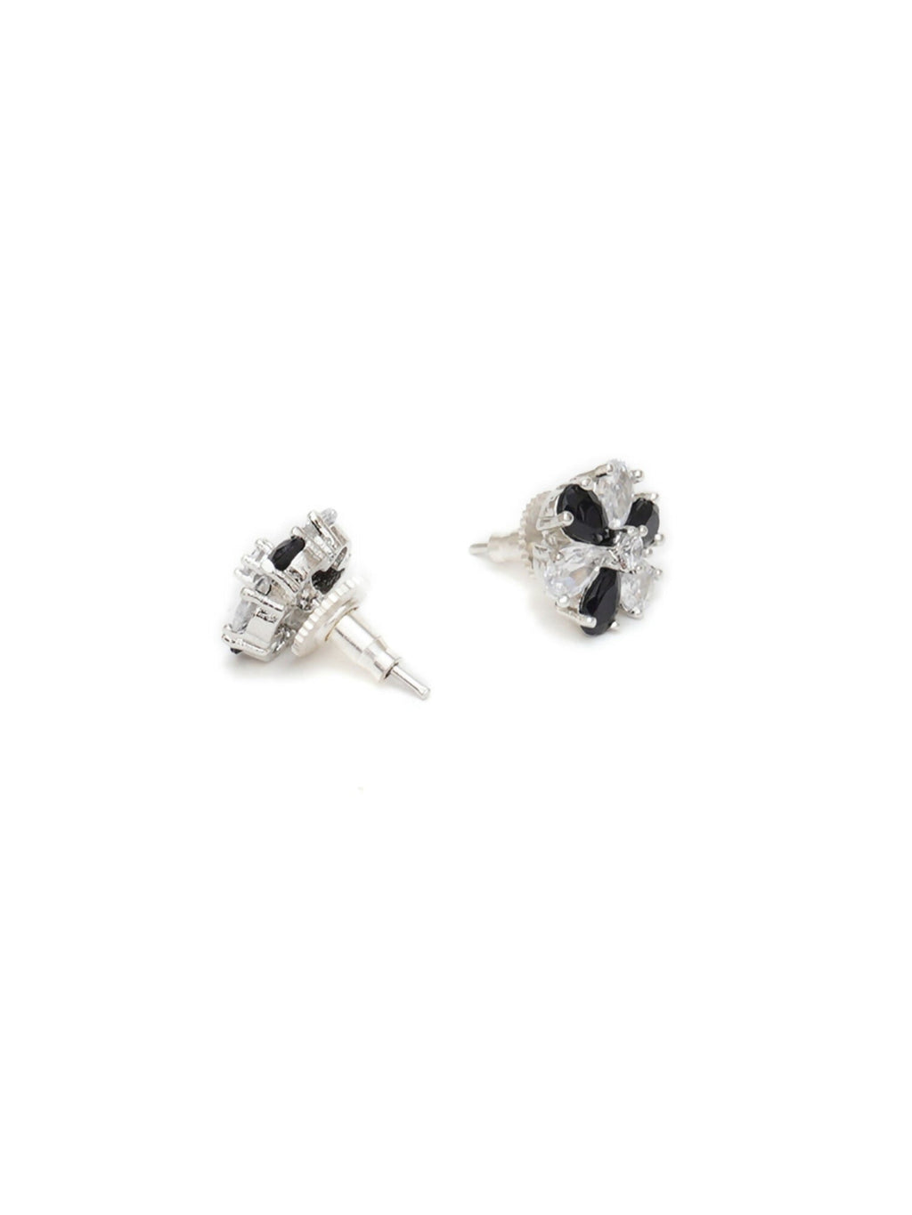 stone stud (Black and white) - Ruby Raang | Grocsy