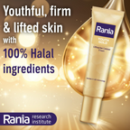 Rania 24K Gold Eye Cream Reduces Dark Circles Puffiness & Fine Lines | Grocsy