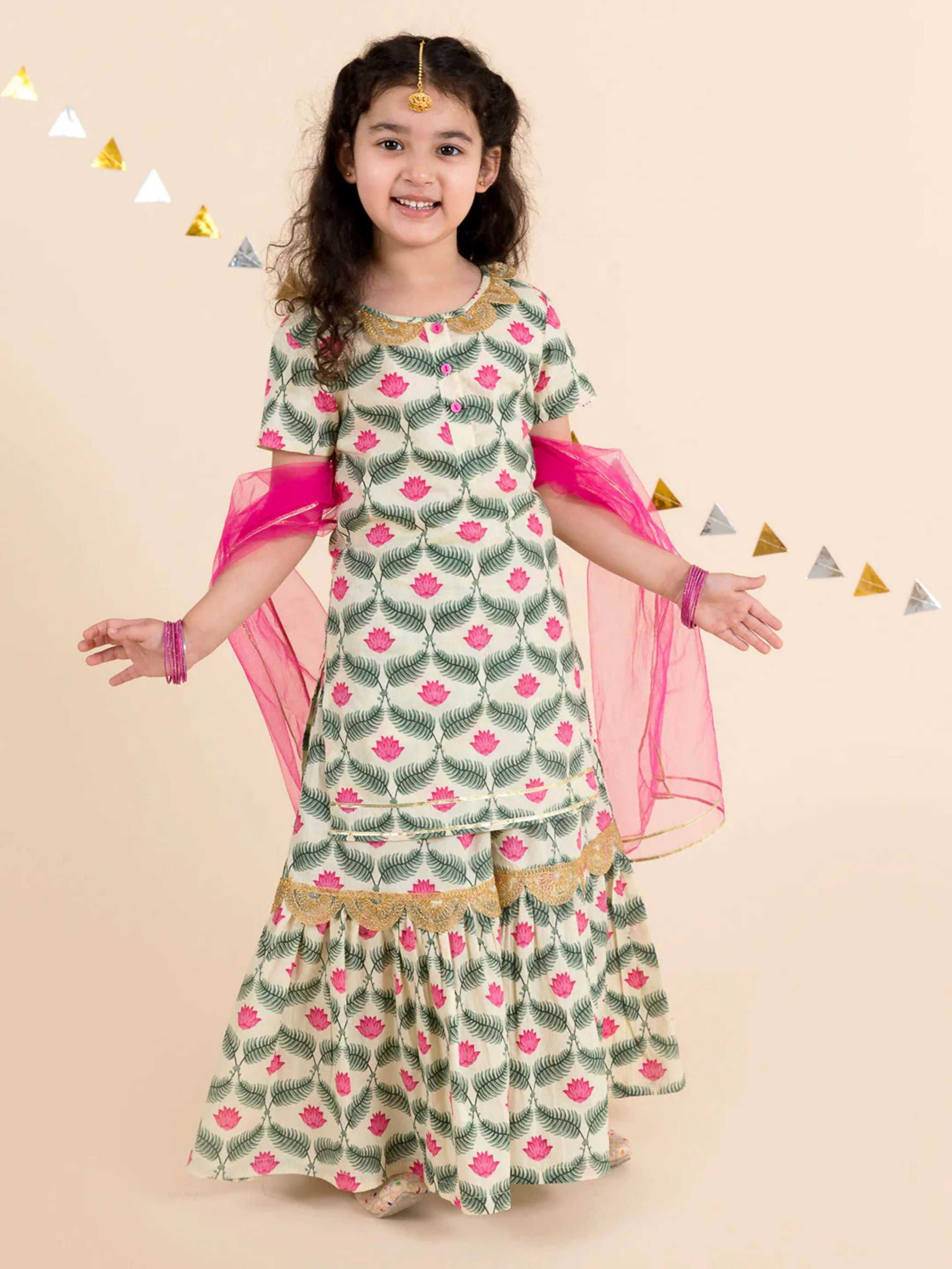 Joban Fashion Girl's Multi Color Lehenga Choli | Grocsy