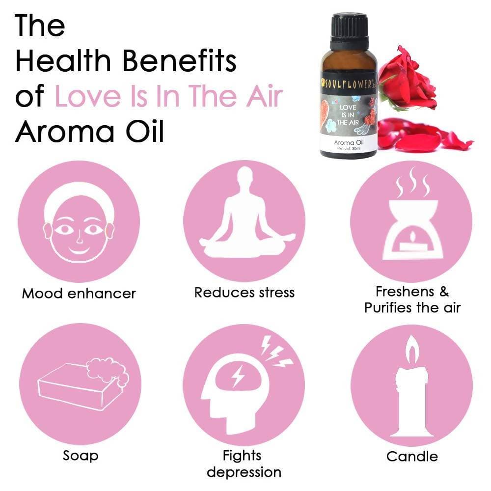 Soulflower Love Is In The Air Aroma Oil | Grocsy