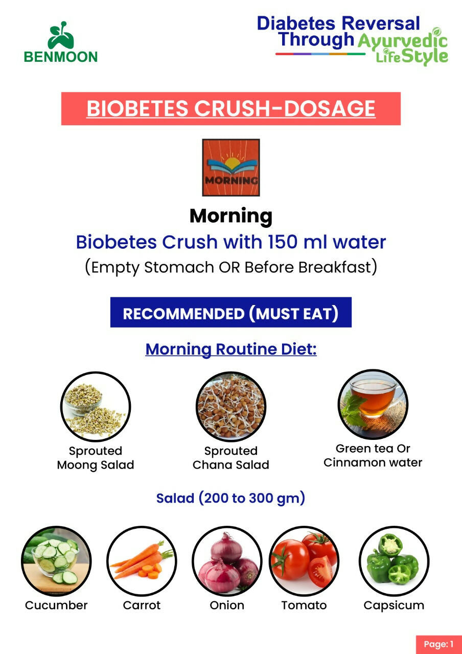 Benmoon Ayurveda Biobetes Crush Sachets | Grocsy
