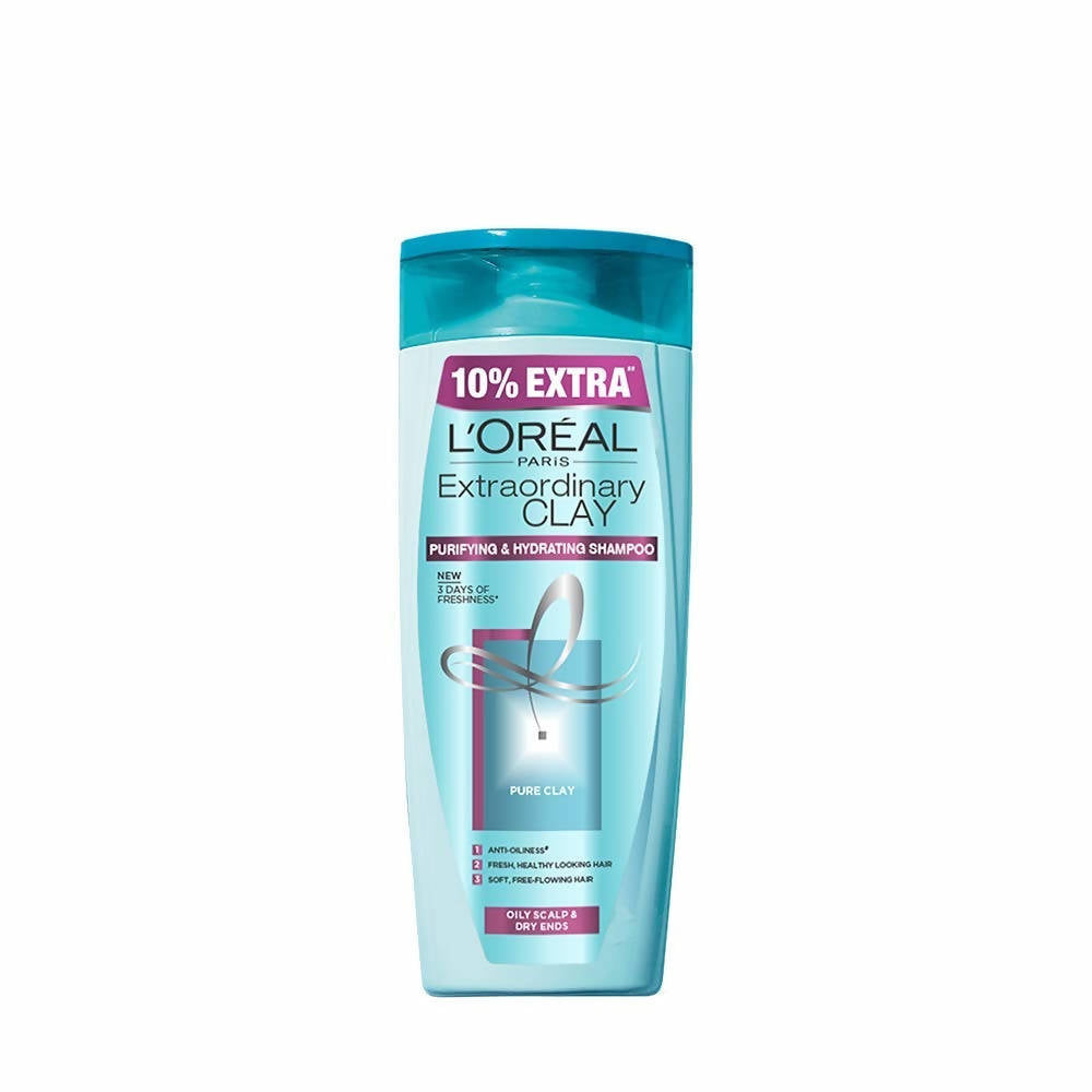 L'Oreal Paris Extraordinary Clay Purifying & Hydrating Shampoo | Grocsy