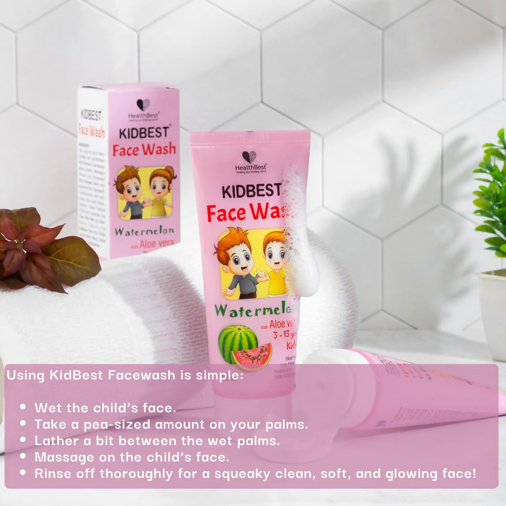 HealthBest Kids Multivitamin Face Wash | Grocsy