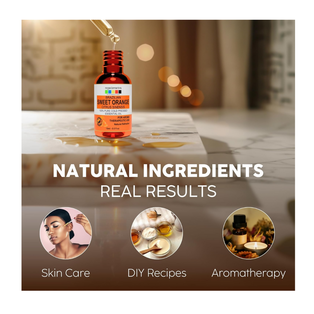 Organix Mantra Sweet Orange Essential Oil for Diffuser | Grocsy